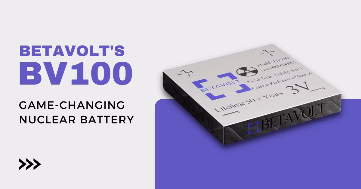 Pin có hiệu suất thu electron bức xạ lên tới 98%, vượt xa các loại pin hạt nhân khác. (Ảnh: renergyinfo)