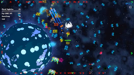 3. Arcadium - Space Odyssey (105MB): Game bắn súng vũ trụ hoành tráng, mang đến những trận chiến không gian mãn nhãn. (Ảnh: Google play)