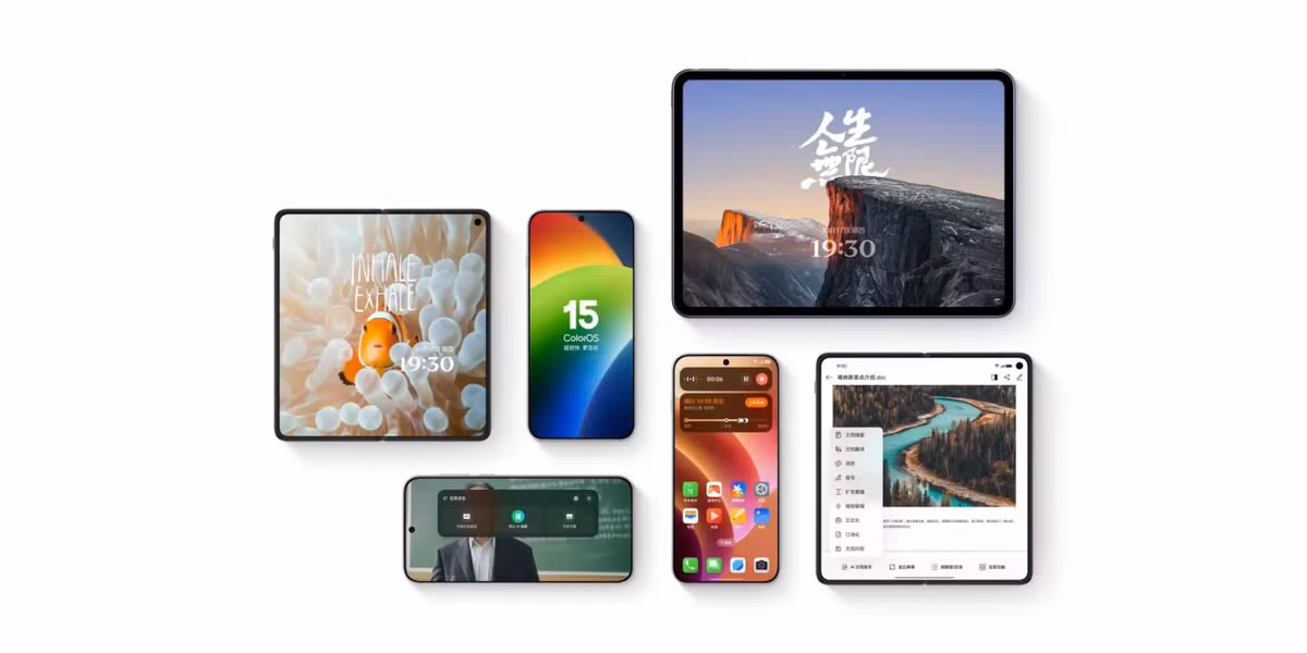 Chạy ColorOS 15 dựa trên Android 15, có cảm biến vân tay cạnh bên.(Ảnh: 9to5Google)