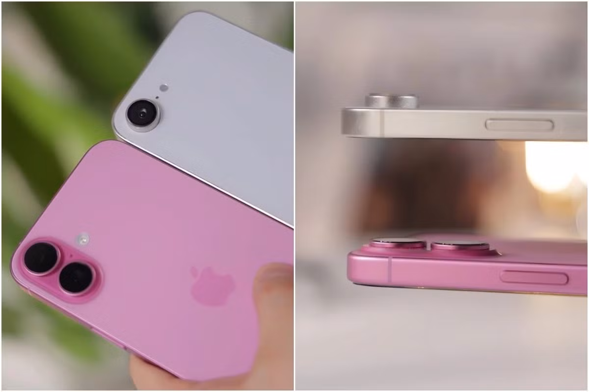 Máy có độ dày tương đương iPhone 16, mang lại cảm giác chắc chắn khi cầm nắm. (Ảnh: Đời sống Pháp luật)