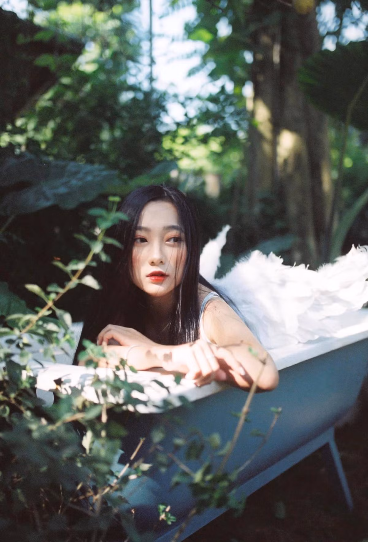 Gái xinh được đông đảo dân mạng biết đến từ khi còn là sinh viên nhờ vẻ ngoài xinh đẹp như trong truyện tranh.