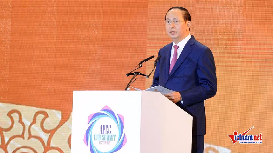 Chu tich nuoc phat bieu tai Hoi nghi Thuong dinh Doanh nghiep APEC