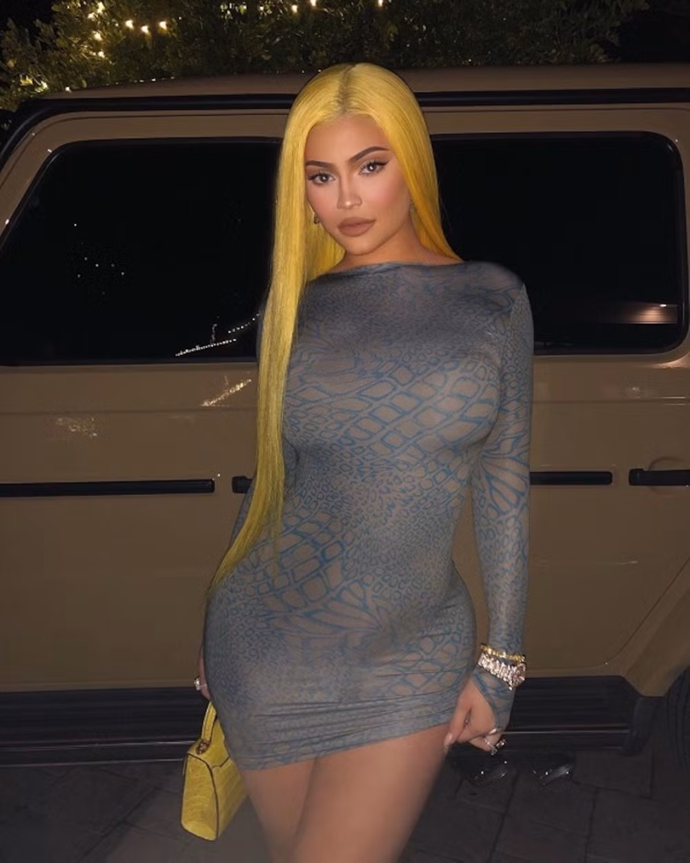 Người hâm mộ thường thấy Kylie khoe body với các kiểu váy ôm sát tôn đường cong cơ thể.