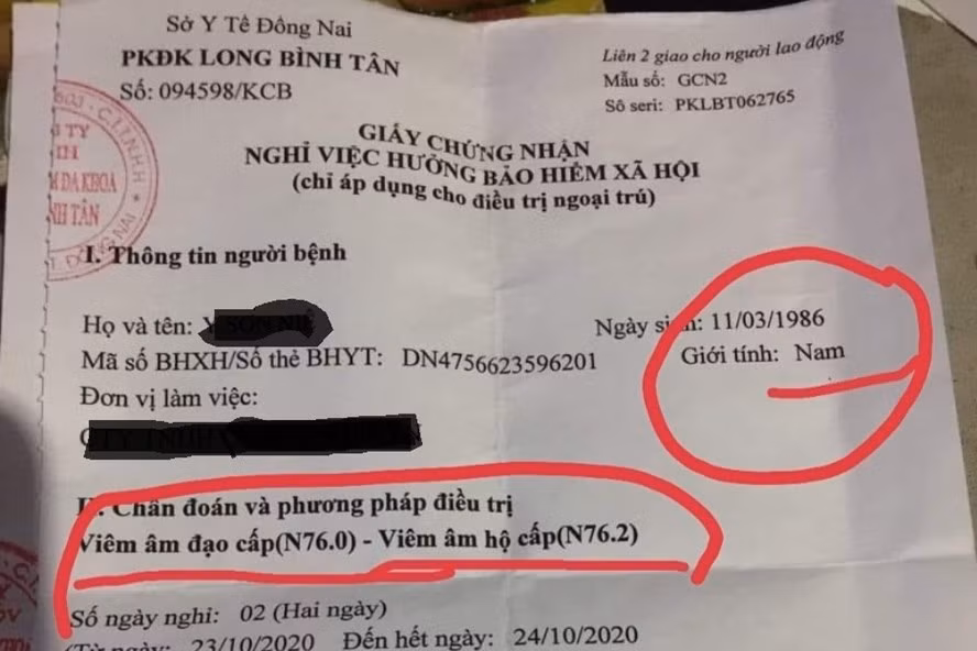 PK Dong Nai “chan” nam thanh nien viem am dao... viem gi moi chuan?