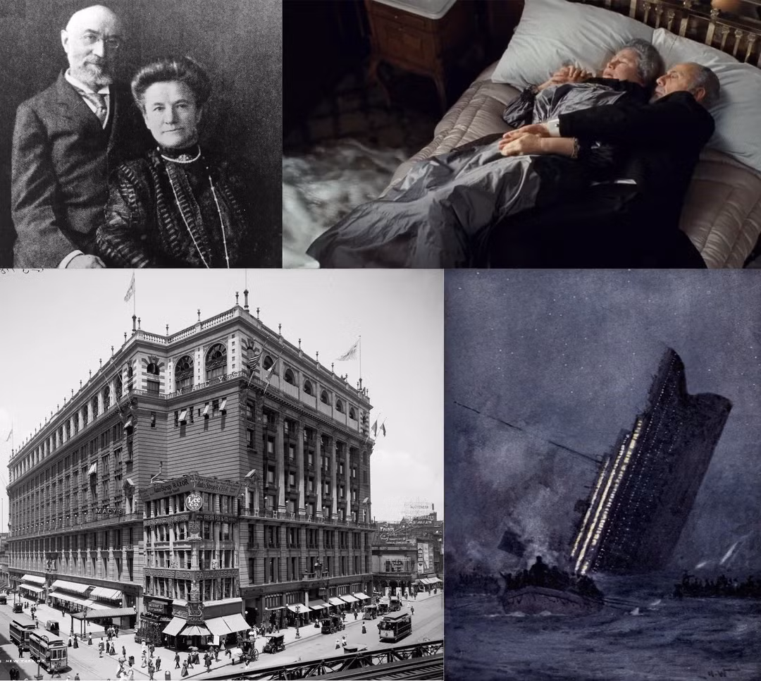 Vợ chồng ông Isidor ôm nhau rồi trở lại con tàu Titanic. Đó là những hình ảnh cuối cùng của họ trong ký ức của các nhân chứng. Về sau, thi thể của ông Isidor được vớt lên và đưa về New York, Mỹ để gia đình tổ chức tang lễ. Trong khi đó, thi hài của bà bà Ida không được tìm thấy.