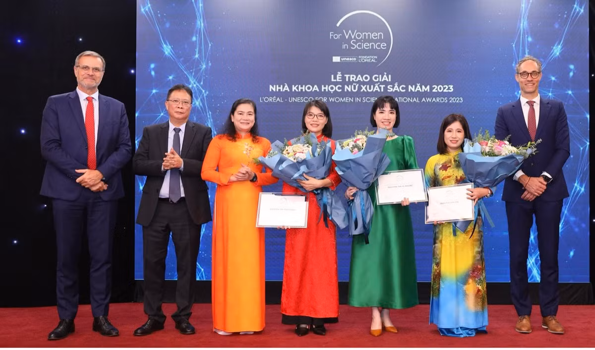 3 nghien cuu ung dung doat Giai thuong Nha Khoa hoc nu xuat sac 2023