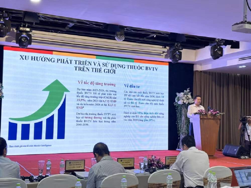 Thuc day ung dung thuoc BVTV sinh hoc ben vung tai Viet Nam