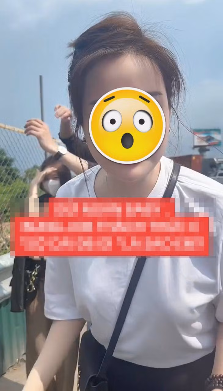 Nữ TikToker đăng clip tố Ngân Baby nợ tiền không trả. Đoạn clip "bóc phốt" hiện đã đạt hơn 4 triệu lượt xem (Ảnh: Cắt từ clip)