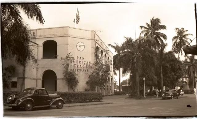 Văn phòng của hãng hàng không Pan American Grace Airline đặt ở Panama. Ảnh VT