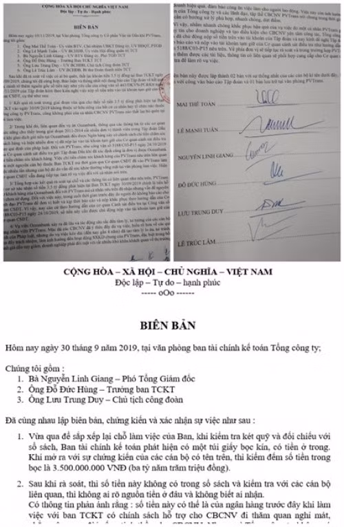 Vu 3,5 ty dong bo quen trong ket sat cong ty PVTrans: Bo Cong an vao cuoc