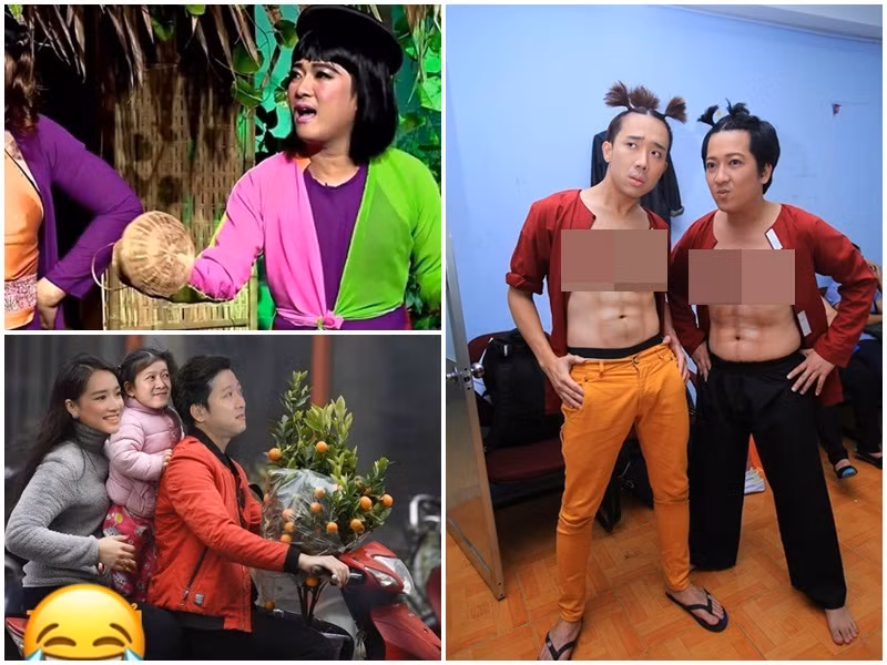 Dẫn chương trình Running Man Vietnam, Trường Giang có nhiều khoảnh khắc khó đỡ trên sân khấu hay được fan ghép ảnh hài hước.