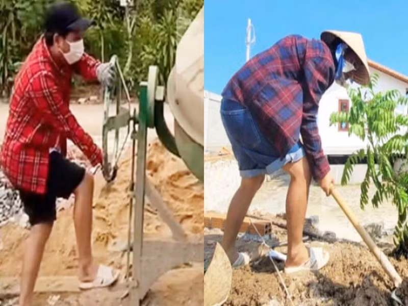Sao nam Việt này đi lên từ nghèo khó nên không ngại công việc tay chân dù đang có khối tài sản khủng. Ảnh: Dân Việt