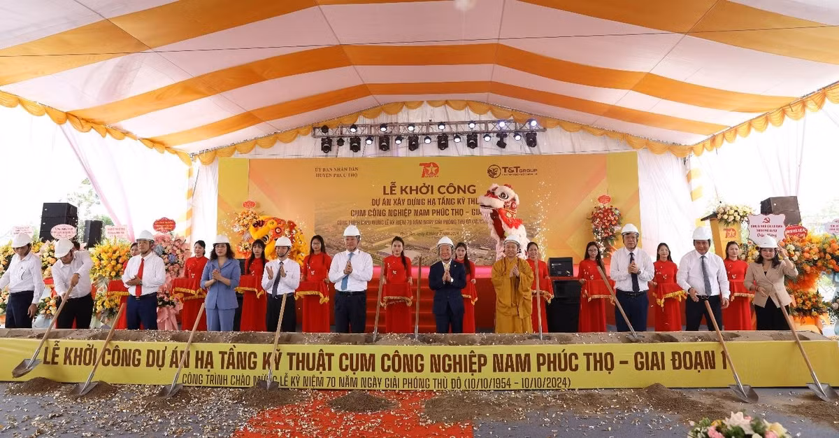 T&T Group khởi công Cụm công nghiệp lớn nhất Hà Nội T&T Group khoi cong Cum cong nghiep lon nhat Ha Noi