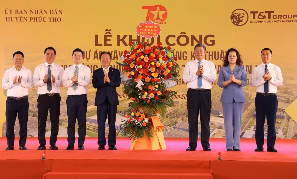T&T Group khởi công Cụm công nghiệp lớn nhất Hà Nội - Hình 4 T&T Group khoi cong Cum cong nghiep lon nhat Ha Noi-Hinh-4