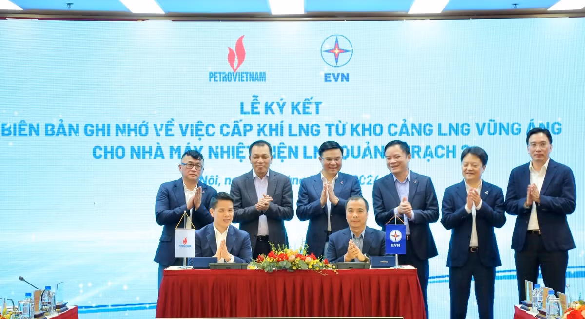 PV GAS ký biên bản ghi nhớ với Tập đoàn Điện lực Việt Nam PV GAS ky bien ban ghi nho voi Tap doan Dien luc Viet Nam