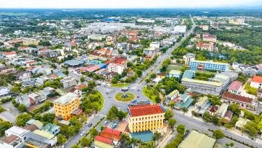 Hạ tầng thăng hạng, Đông Hà thành bến đỗ đầu tư sáng giá Ha tang thang hang, Dong Ha thanh ben do dau tu sang gia