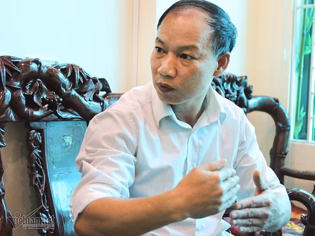 Cựu binh Phạm Ngọc Quyền.