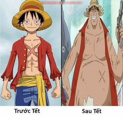 Trước Tết thân hình sáu múi, sau Tết sáu múi nhập thành một.
