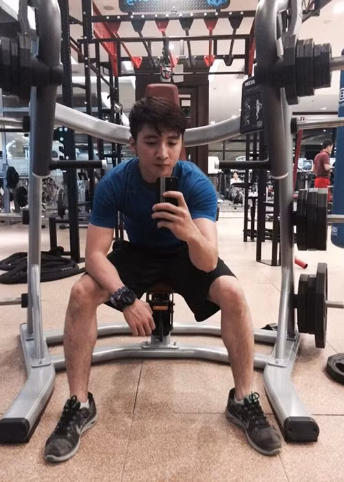 Nam diễn viên “Đi qua mùa hạ” từng là một huấn luyện viên của một trung tâm thể hình. Ảnh: Saostar