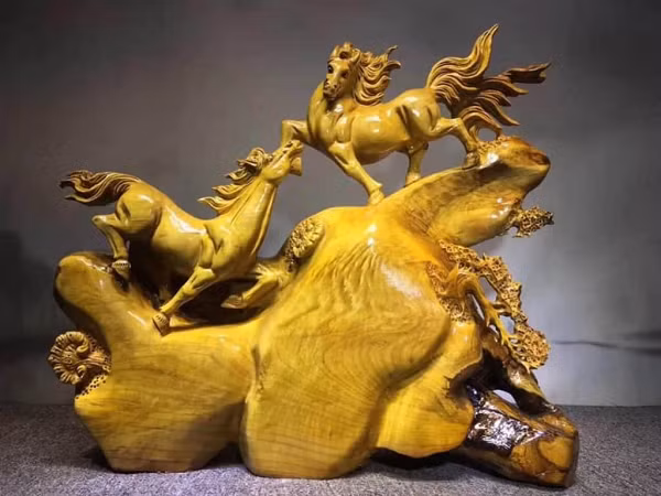 Theo các chuyên gia thì khối gỗ này thuộc số gỗ được dùng để xây Tử Cấm Thành vào thời nhà Minh. Bởi thời đó, các dầm và cột của Tử Cấm Thành đều được làm bằng gỗ này. Trên đường chuyển từ Tứ Xuyên đến Bắc Kinh vô tình bị trôi dạt tới huyện Gia Ngư và nằm dưới sông từ đó tới giờ.
