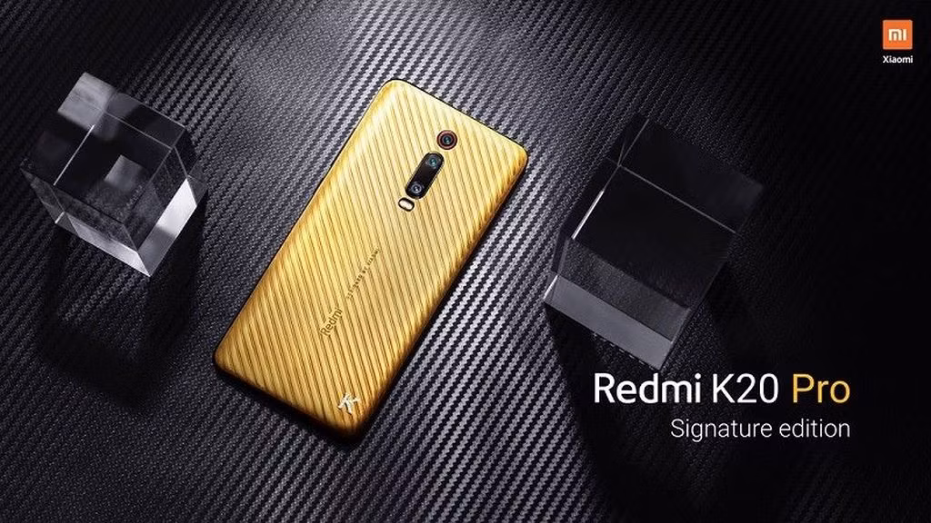 Mới đây Phó chủ tịch toàn cầu Xiaomi - Manu Kumar Jain đã xác nhận về việc ra mắt mẫu smartphone mạ vàng - điện thoại Redmi K20, K20 Pro phiên bản Signature Edition cực kỳ hoành tráng và đặc biệt. Đây là phiên bản giới hạn vô cùng hiếm và rất khó để sở hữu.