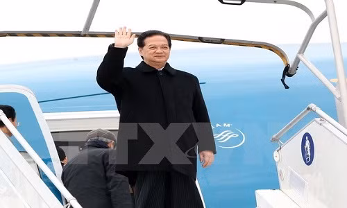 Thu tuong Nguyen Tan Dung toi Paris du Hoi nghi COP 21