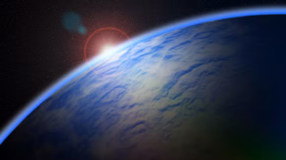 Trong một nghiên cứu mới công bố trên Tạp chí Astrophysical Journal Letters, các chuyên gia cho biết đã phát hiện ra sự dao động này không phải do lực kéo của một hành tinh khí khổng lồ mà là do lực kết hợp của 4 hành tinh đá nhỏ hơn. Mỗi hành tinh có khối lượng lớn hơn khoảng 4 lần so với sao Thủy. Ảnh: Sci-News.com.