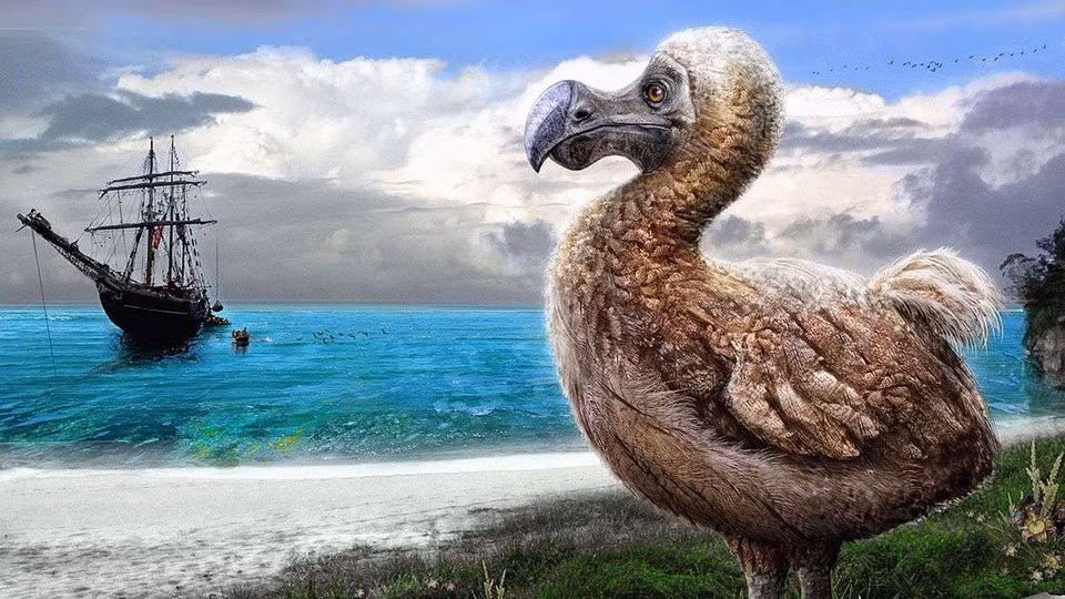 Mặc dù có tên gọi là chim nhưng chim Dodo không biết bay. Chúng có thể chạy bộ dưới mặt đất. Ảnh: Livescience.
