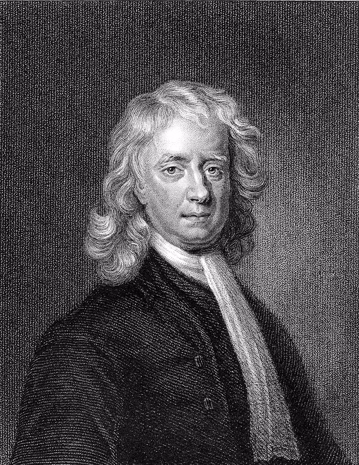 Trái với nhà vật lý Hawking, nhà khoa học nổi tiếng người Anh Isaac Newton dự báo rằng, thế giới sẽ sụp đổ và được thiết lập lại năm 2060. Ảnh: Oxford Sience Archive/Getty.