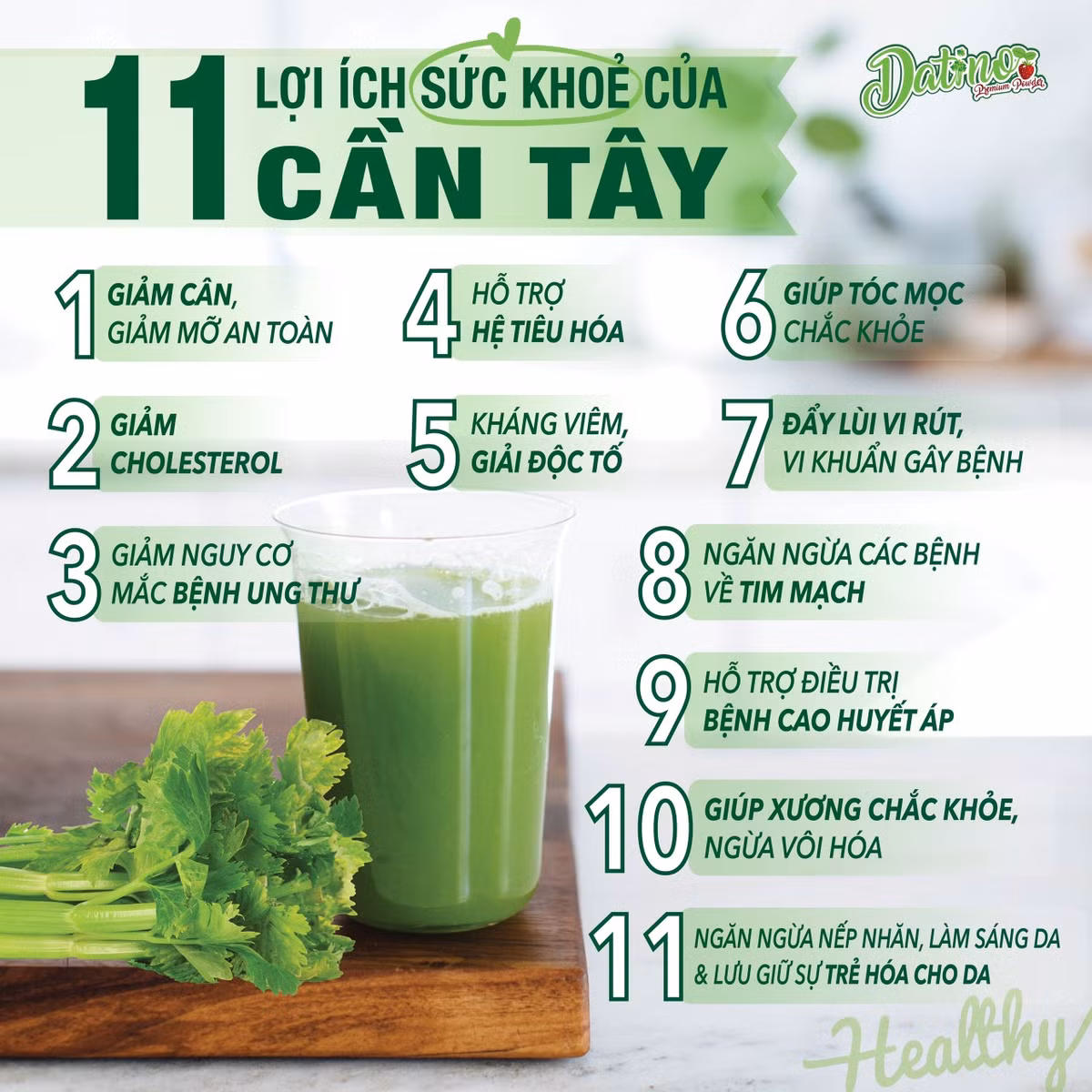 Bột cần tây Datino - thần dược giảm cân hay chỉ là chiêu trò quảng cáo? - Hình 2 Bot can tay Datino - than duoc giam can hay chi la chieu tro quang cao?-Hinh-2