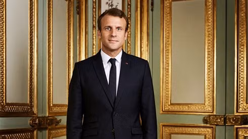 Ti le ung ho doi voi Tong thong Phap Emmanuel Macron thap ky luc
