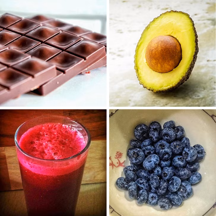 Cải thiện chế độ ăn uống: Ăn nhiều chocolate đen hơn vì nó giàu flavonoid giúp cải thiện nhận thức và tăng lưu lượng máu não bộ. Ngoài ra, bạn cũng nên ăn thêm các loại thực phẩm như hạt và quả việt quất để duy trì một bộ não khỏe mạnh.