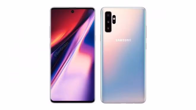Thiết kế chính thức của Samsung Galaxy Note 10 lộ diện? - Hình 2 Thiet ke chinh thuc cua Samsung Galaxy Note 10 lo dien?-Hinh-2