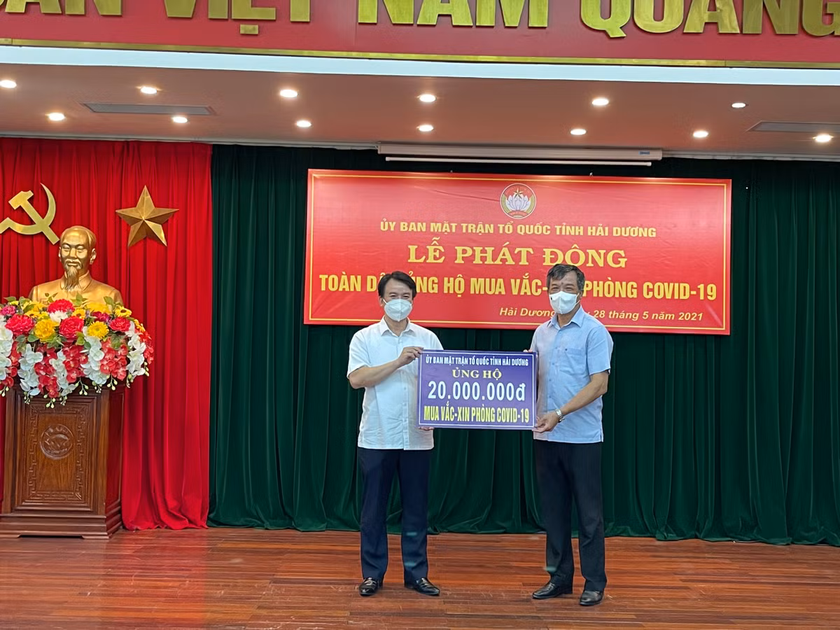 Hải Dương: Hơn 70 tỷ ủng hộ Quỹ vaccine COVID-19 ngay khi phát động - Hình 17 Hai Duong: Hon 70 ty ung ho Quy vaccine COVID-19 ngay khi phat dong-Hinh-17
