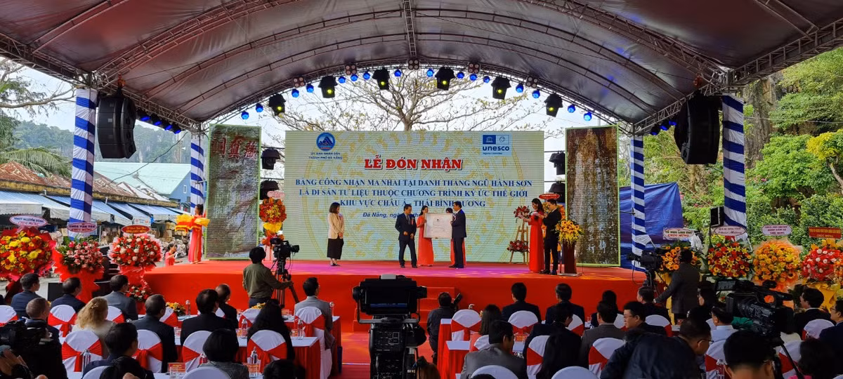 Trước đó, vào ngày 26/11/2022, tại Hội nghị toàn thể lần thứ 9 của Ủy ban Chương trình Ký ức Thế giới khu vực châu Á-Thái Bình Dương, Ma nhai tại Danh thắng Ngũ Hành Sơn đã được công nhận là Di sản tư liệu thuộc Chương trình Ký ức Thế giới khu vực châu Á - Thái Bình Dương.