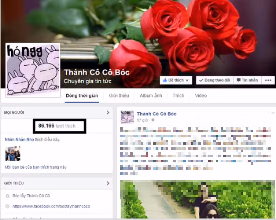 “Thanh co co boc” bi bat quay tung bung mang Viet the nao?