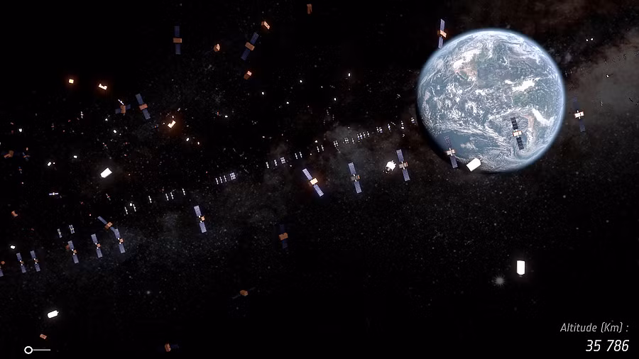 Rác không gian, còn được gọi là "space debris", là tập hợp các mảnh vỡ vũ trụ, tàn tích từ các vệ tinh, tàu vũ trụ, hay các đối tượng nhân tạo khác, để lại trên quỹ đạo Trái Đất.