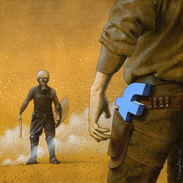 Facebook, chứ không phải súng là thứ vũ khí đáng sợ nhất.