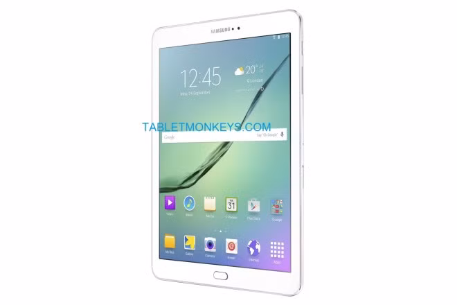Trên Internet mới đây vừa xuất hiện một số hình ảnh được cho là ảnh chính thức của dòng máy tính bảng Samsung Galaxy Tab S2 đến từ Samsung. Ảnh: Galaxy Tab S2 9,7 inch.