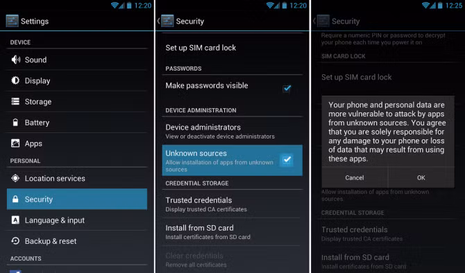  Android rất dễ bị nhiễm virus. Nói một cách chính xác, smartphone thường không bị nhiễm "virus". Virus là các mã độc có khả năng tự nhân bản gây ảnh hưởng trầm trọng tới hiệu năng của thiết bị. Trong thời đại di động, bạn sẽ phải lo lắng về adware (mã độc quảng cáo), spyware (đánh cắp thông tin) và các mã độc có mục đích kinh tế khác hơn các các con virus được viết để "phá hoại cho vui" của thời kỳ Windows.