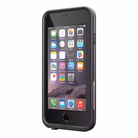  3. Vỏ bảo vệ LifeProof cho iPhone 6. Bảo vệ điện thoại thông minh của bạn là điều cần thiết khi đi nghỉ mát : rơi, nước, thậm chí cả lửa. Để hoàn thành nhiệm vụ này, chúng tôi đã chọnLifeProof và mô hình dành cho iPhone 6, một mô hình vỏ bảo vệ vừa nhẹ, mỏng và chắc chắn. Tương thích với mô đun Touch ID, được trang bị bảo vệ màn hình chống xước, chống lóa, tiện ích công nghệ này không quên được thiết kế phù hợp với định dạng của điện thoại thông minh hiệu Apple. Bạn có thể sở hữu nó với giá khoảng 80 euro.
