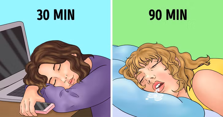 Thời gian ngủ trưa bao lâu là tốt nhất: 20 phút, 30 phút hay 60 phút? Thoi gian ngu trua bao lau la tot nhat: 20 phut, 30 phut hay 60 phut?