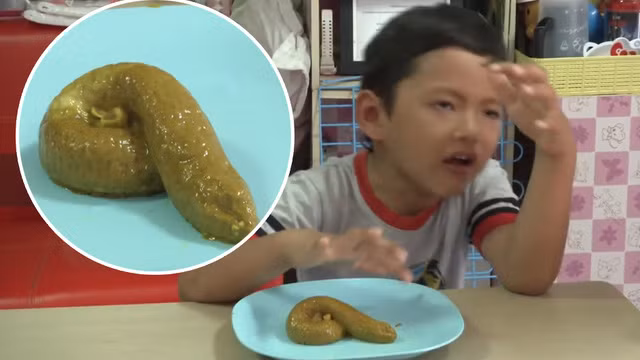Thạch phân: Món ăn chỉ xuất hiện chưa lâu nhưng nó cũng gây “bão” bởi hình dáng nó cực kỳ giống một bãi phân từ màu sắc cho đến hình dáng. Do đó, nhiều người nhìn thôi đã khiếp sợ rồi chứ không có ý định nếm thử.