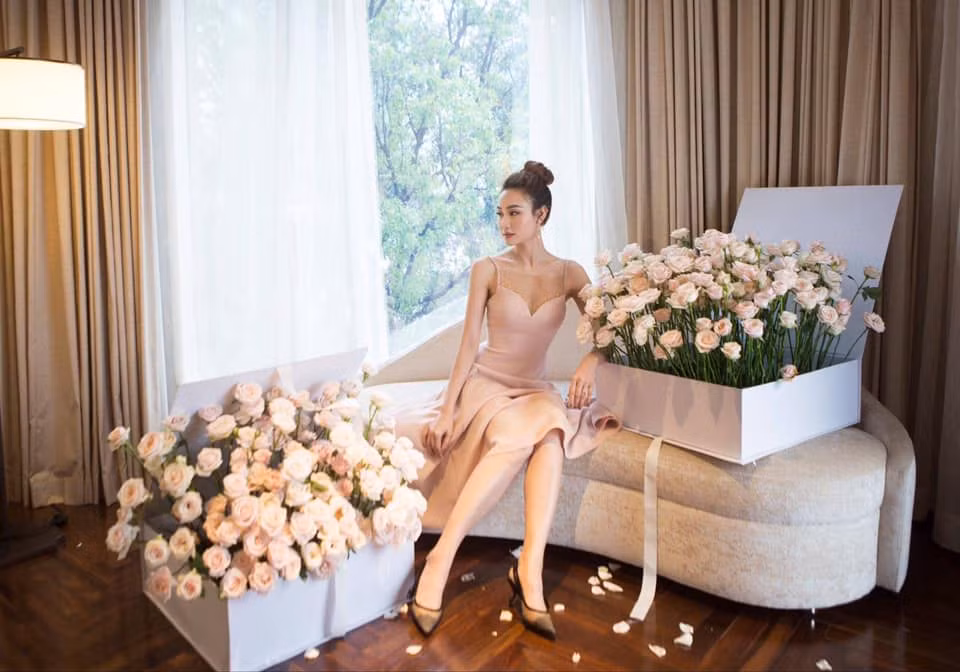 Năm 2015, Ngân Khánh tạm rời xa showbiz để sang Singapore du học. Cùng năm đó, cô lên xe hoa với doanh nhân Đỗ Thiếu Quân. Nhiều người nhận xét nhan sắc và gu thời trang của Ngân Khánh ngày càng đẹp hơn sau nhiều năm ở ẩn. 