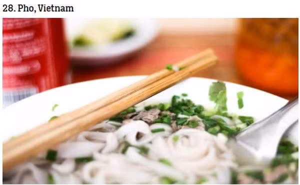 Bất ngờ hai món ăn Việt được báo ngoại xếp top món ngon nhất thế giới Bat ngo hai mon an Viet duoc bao ngoai xep top mon ngon nhat the gioi