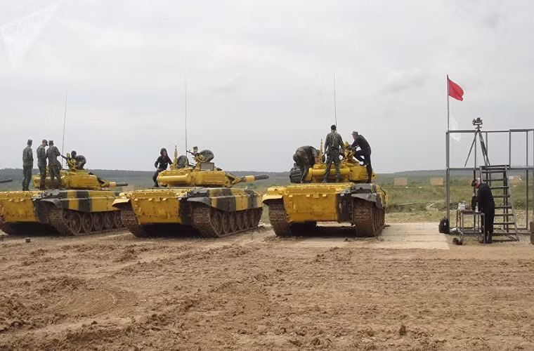 Năm nay khu vực Đông Nam Á có tới ba đại diện tham dự Tank Biathlon gồm Lào (từng tham gia năm 2017), Myanmar và Việt Nam. Trong đó Việt Nam và Myanmar thi đấu cùng nhau trong tất cả các vòng đấu. Nguồn ảnh: Sputnik.