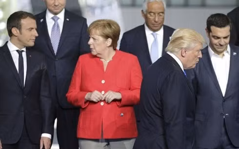 Hội nghị Thượng đỉnh NATO năm 2017. Ảnh: AP