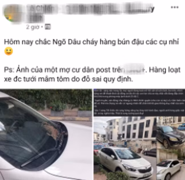 Một chủ xe khác đã nhận về hậu quả khôn lường khi đỗ xe vô ý thức ngoài đường.