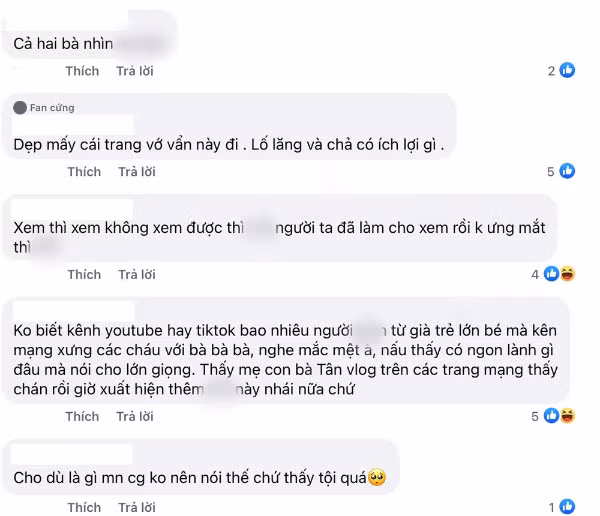 Nhiều người tỏ ra không hài lòng và có cảm giác bị lừa, cho rằng đây chỉ là chiêu trò câu view của các Vlogger nên đã kịch liệt lên án, doạ "tẩy chay" các kênh YouTube của người phụ nữ này.