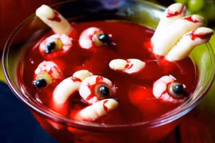Món chè đặc biệt này thực sự là món ăn kinh dị có lẽ chỉ dành cho ngày Halloween.